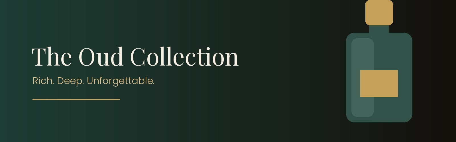 Oud collection promo banner