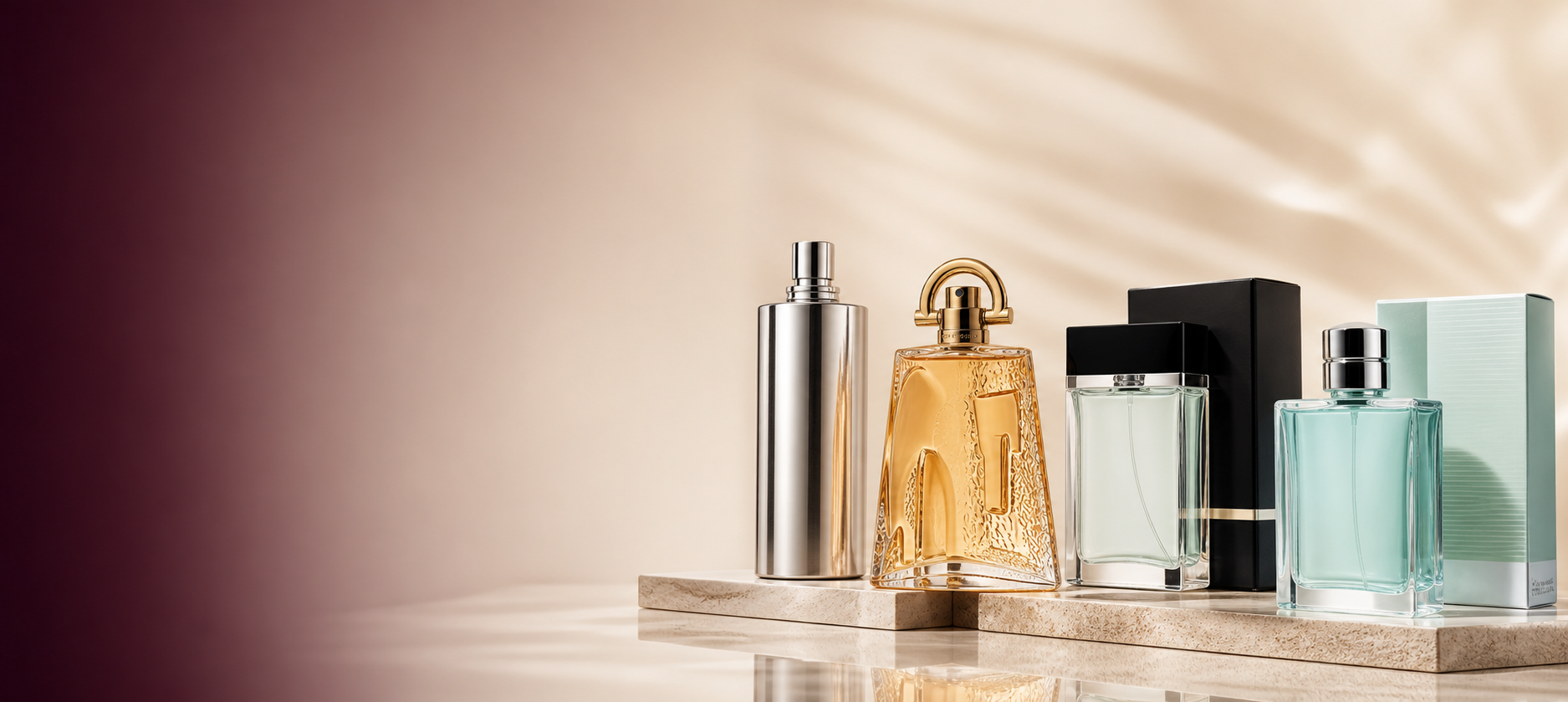 The Exotic Perfume hero - luxury fragrance bottles